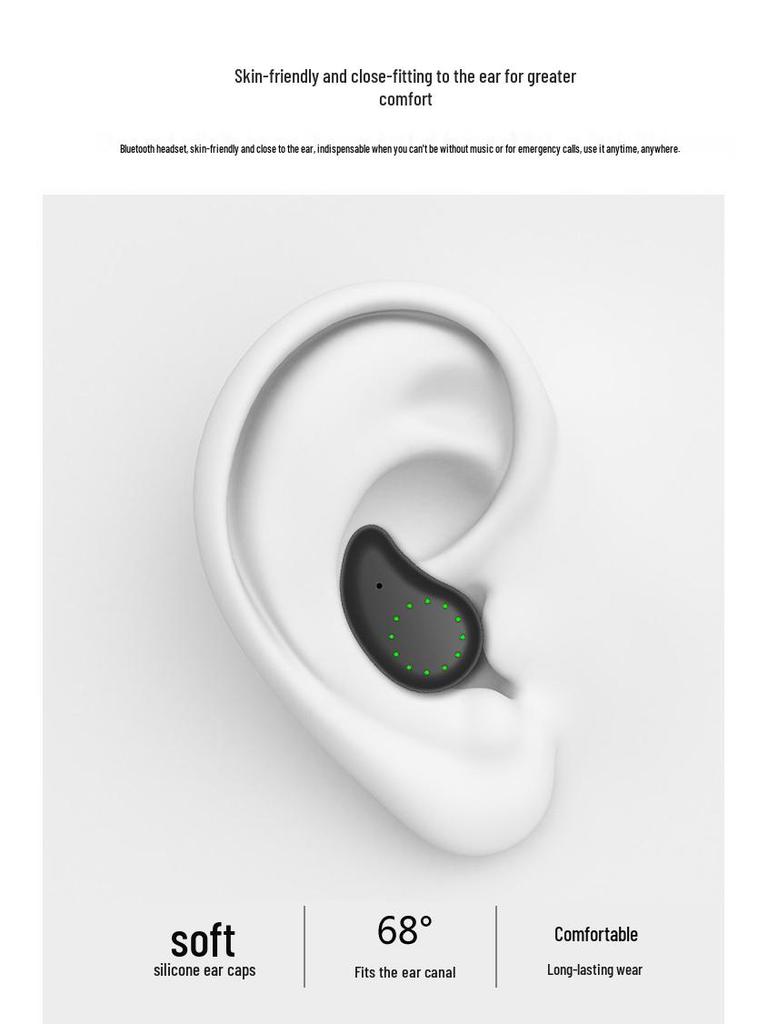 C8 Smart Wireless TWS 5.2 Bluetooth Earphones - Waterproof & Sweatproof for Running & Sports, Single/Double Ear Use