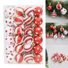 24pcs 3cm Electroplated Hanging Balls Mini Merry Christmas Tree Decor  Home Xmas Decor