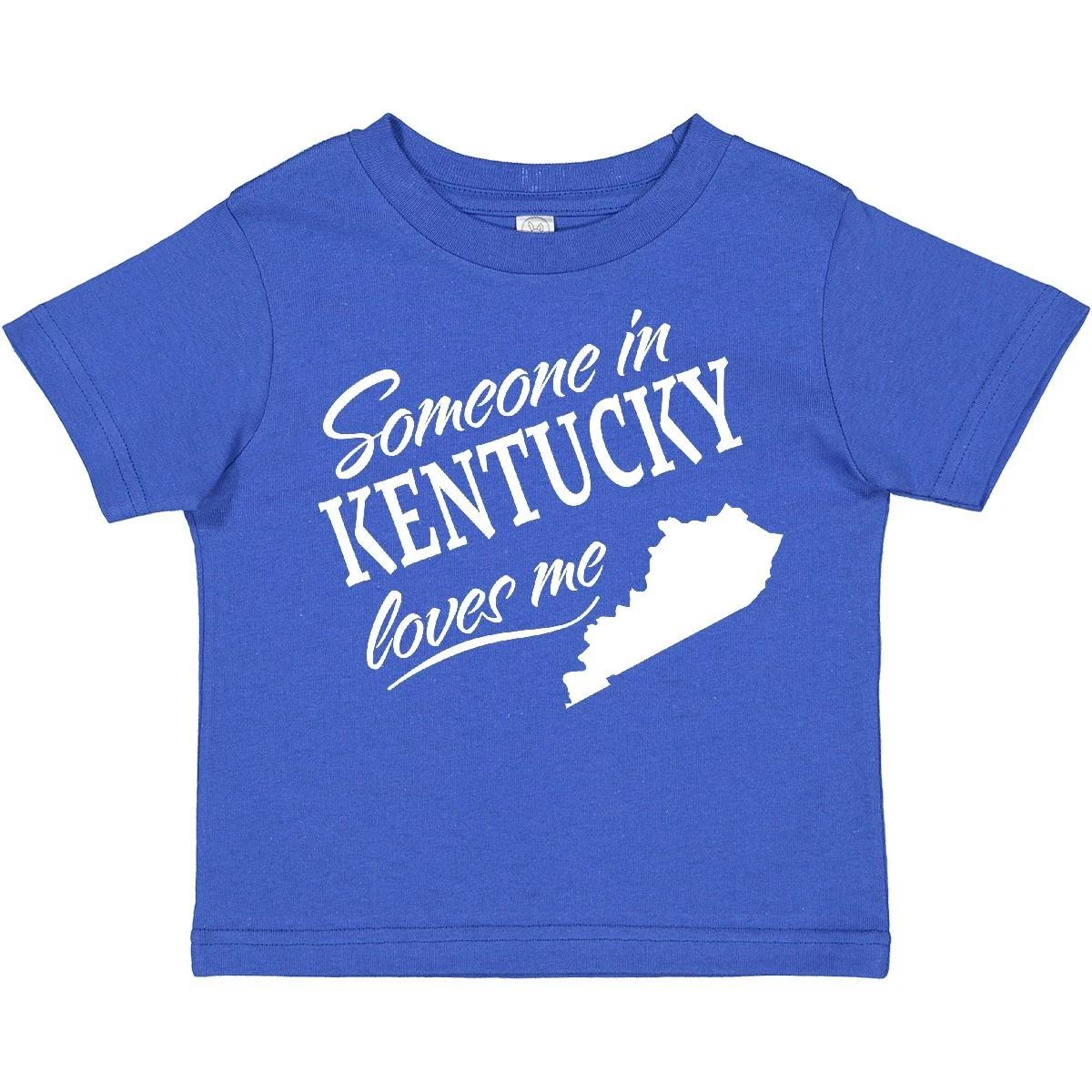 Inktastic Someone In Kentucky Loves Me Toddler T-Shirt Home Family Grandparents 110