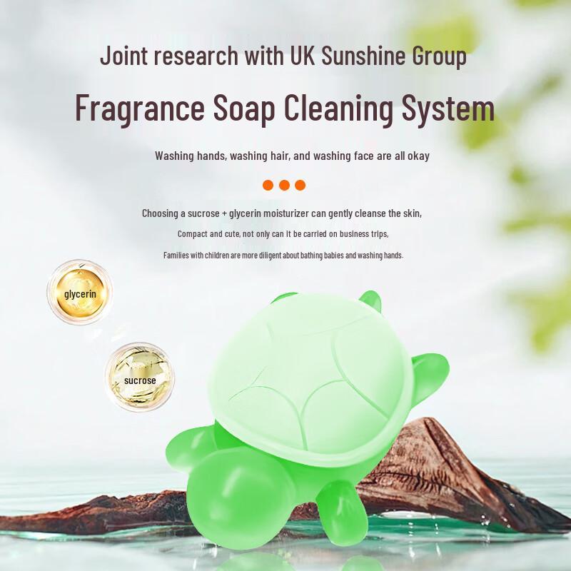 VEVEKENLY Cute Turtle Handmade Soap
