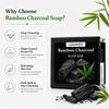 Bamboo Charcoal Handmade Facial Soap Moisturizing Firming Hydrating Face Cleanser Wash Foam Oil Control,Body Tender Bathing Soap
