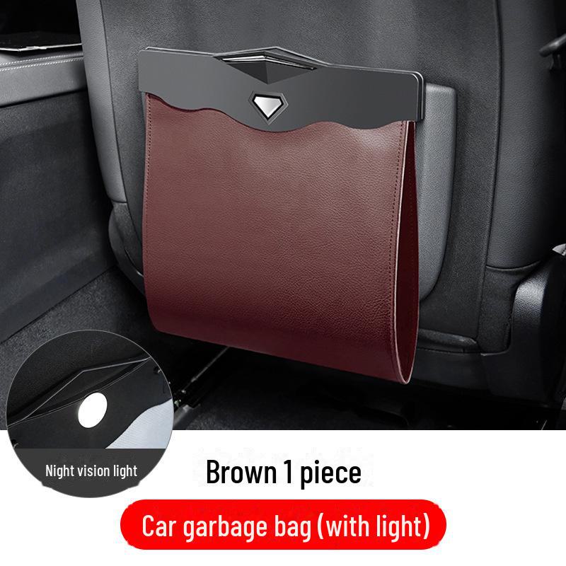 Hanging Foldable Car Trash Bag - Multifunctional Interior Accessory