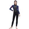 3mm Full Body Wetsuit with Back Neoprene Arm and Leg for and Skin Diving Women's Zip, Zippers, Surfing, Diving, Snorkeling, SUP,