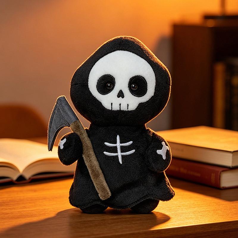 Halloween Geist Kürbis Plüschtier für festliche Dekoration und Süßes oder Saures
