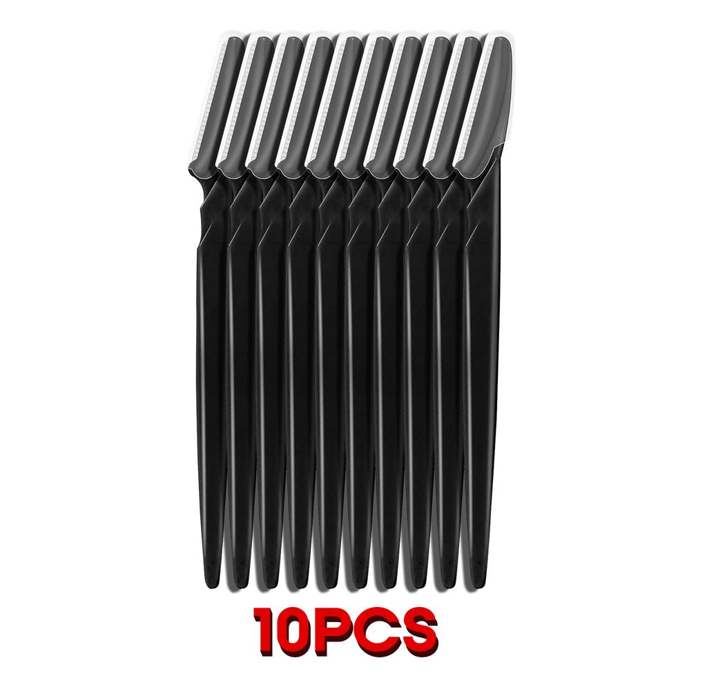 Eyebrow Trimmer Black Eyebrow Razor Safe Face Body Hair Removal Shaver Blades Woman Eyebrow Shaping Knife Cosmetic Tools Razors