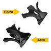 Toyota-Compatible Black ABS Cup Holder Divider
