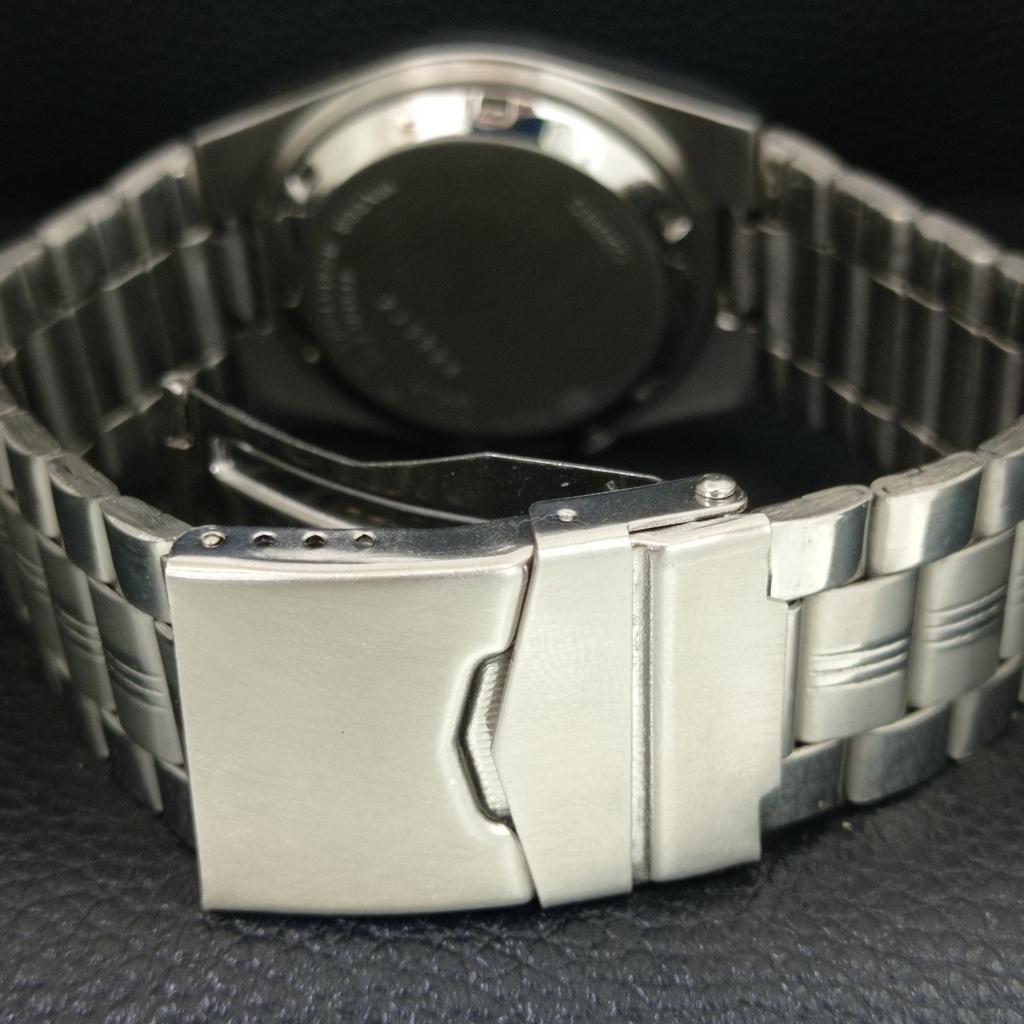 GENUINE VINTAGE SEIKO EXPO 70 AUTOMATIC JAPAN MENS BLUE DIAL WATCH A708784-1
