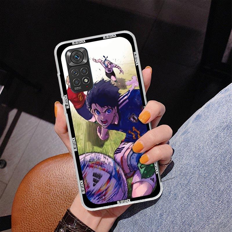 Blue Lock Anime Phone Case For Xiaomi Redmi Note 15 14 13 12S 12 11 Pro Plus 14S 11S 11E 10 10S 11T 5G Personalized Cover Redmi