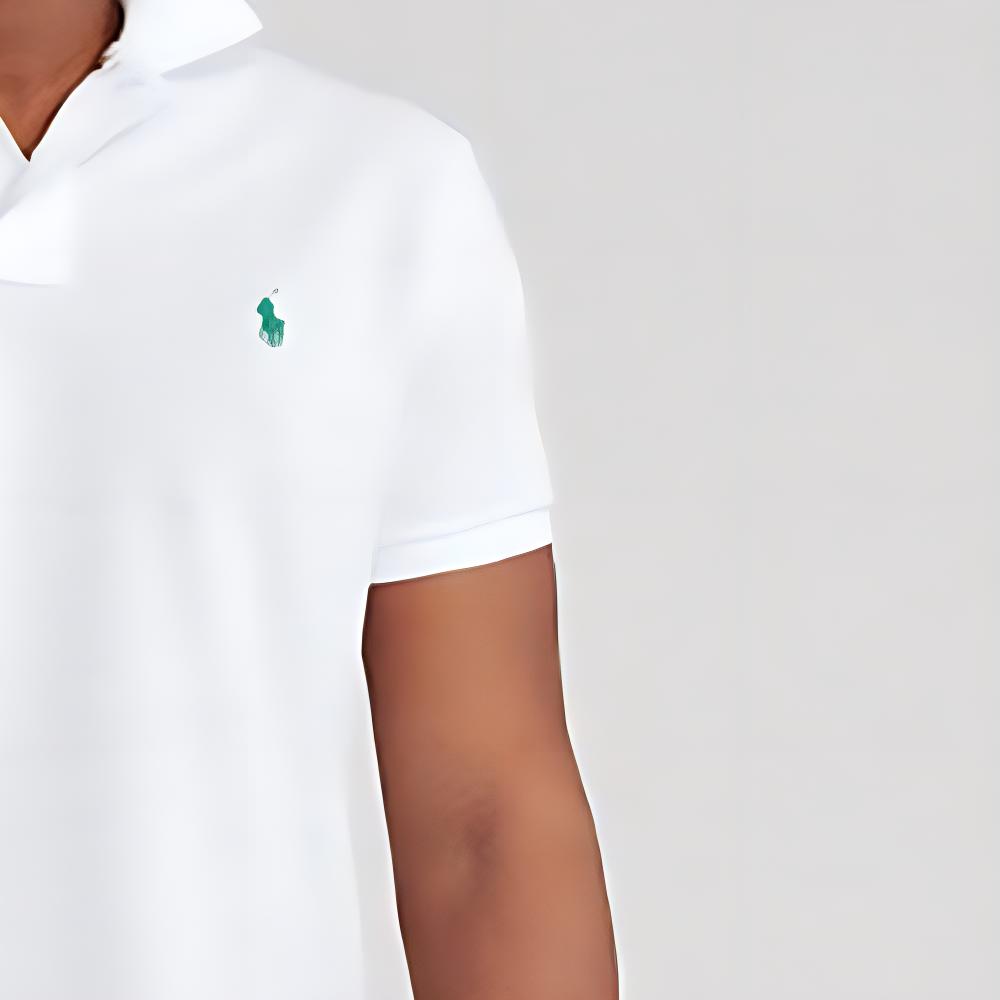 Polo Ralph Lauren SS20 Logo Embroidered Short Sleeve Polo Shirt Men tops White 710804077-018
