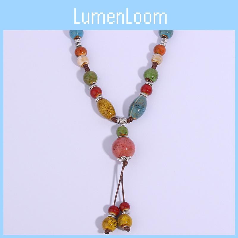 Geometric Beaded Necklace With Shell And Starfish Elements For Fashionable Women