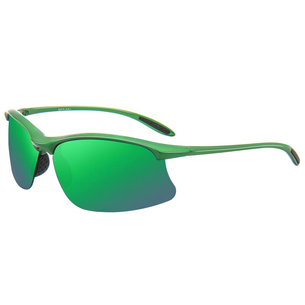 Maxjuli Sports Sunglasses For Men Women Unbreakable Frame For Running Fishing Hiking Outdoor Mj8002