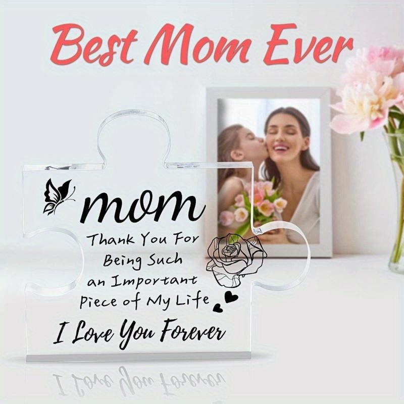 Engraved Mom Puzzle - Heartfelt Acrylic Gift for All Special Occasions