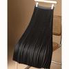 Cross-Border Satin Pleated A-Line Skirt - Summer 2026 High-Waisted Over-the-Knee Style