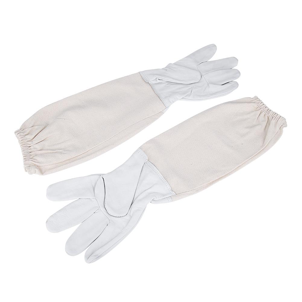 Bee Keeping Protective Goatskin Gloves with Vented Long Sleeves Beekeeping Tools