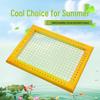 Breathable Summer Mesh Chair Cushion with Wooden Frame