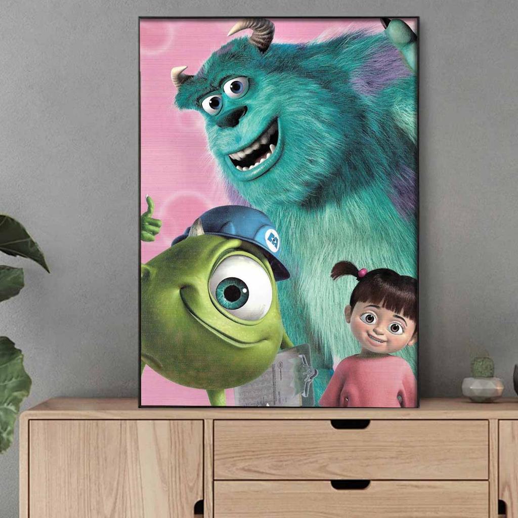 DIY Diamond Painting Monsters, Inc. Cross Stitch Kit Mosaic Art Diamond Painting Full Circle Diamond Home Decoration
