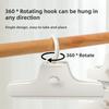 Convenient Rotatable Pants Clip with No Trace - Stacking Clothing Sorting Rack for Dormitory Wardrobe Storage