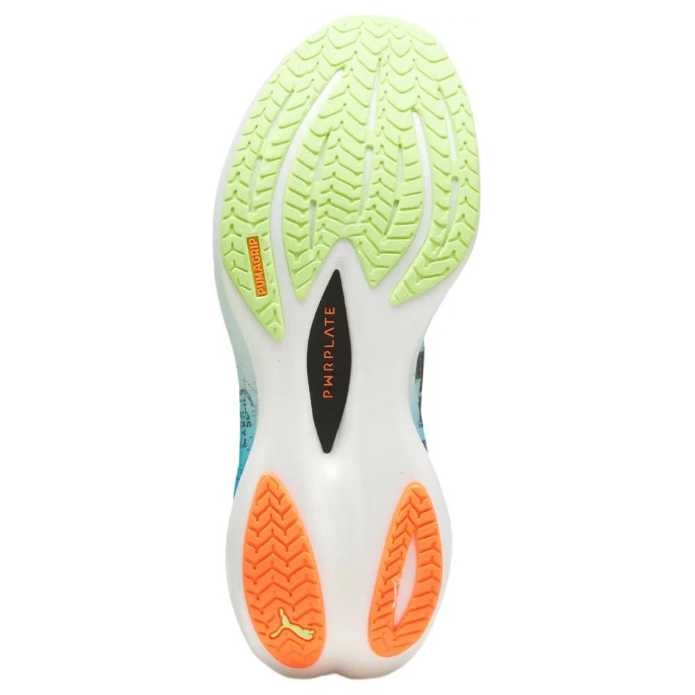 Puma Deviate Nitro 3 Marathon Series Damen-Sneaker Blau Nitro-Blau Fizzy-Apple 310196-01