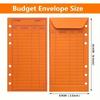 12pcs/set Cardstock Cash Envelope Thickened Kraft Paper Envelopes Budget Envelope  Daily Expenses