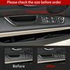 4 buc 35.8cm/37.8cm Fibră de Carbon LHD Mașină Ușă Geam Comutator Buton Acoperiș Ornamente Autocolant pentru BMW Seria 3 E90 2005-2012