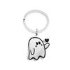Söt Spöke Liten Monster Älskare Nyckelring Spöke Nyckelring Kreativ Bilnyckelring Väska Män Kvinnor Små Hängen Alla Hjärtans Dag Gåvor