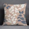Federa Decorativa Quadrata con Motivo Geometrico Floreale Nordico Copricuscino per Casa Ufficio