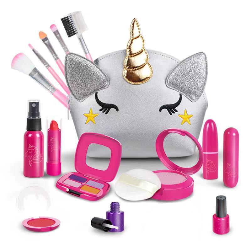 Children'S Makeup Simulation Set Girls Silicone Lipstick Play House Toys Girls Birthday Gifts 6-10 Years Old