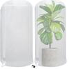 Cylindrical Plant Covers,70.2"x39" Shrub Frost Jacket Covers with Zipper,Gardening Protecting Bag,Tree Protector Wrap for Winter
