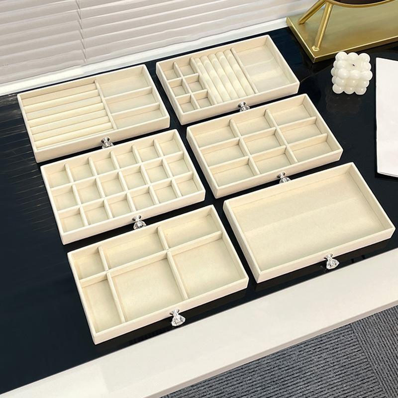 5 Layers Desktop Jewelry Storage Drawer Large Capacity Earrings Ring Necklace Organizer Rack Jewelry Display Stand