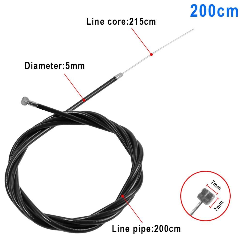 Universal Brake Cable Front Rear Drum Brake Line From 50cm to 200cm Rear Wire Pull Wire for Electric Scooter Accessories