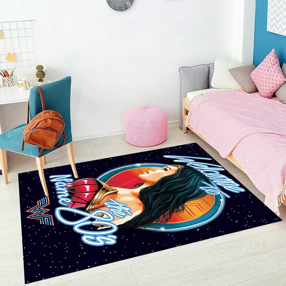 Warner Bros. Movies (13) Customize Your Name Rug, Office Chair Cushion, Home Bedroom Living Room Gift.