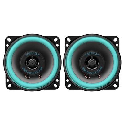 Deepa Ribusu 10cm Car Coaxial Set of Genuine Compatible Speakers, 2-Way Type, 2, 100W, Replacement/Repair,