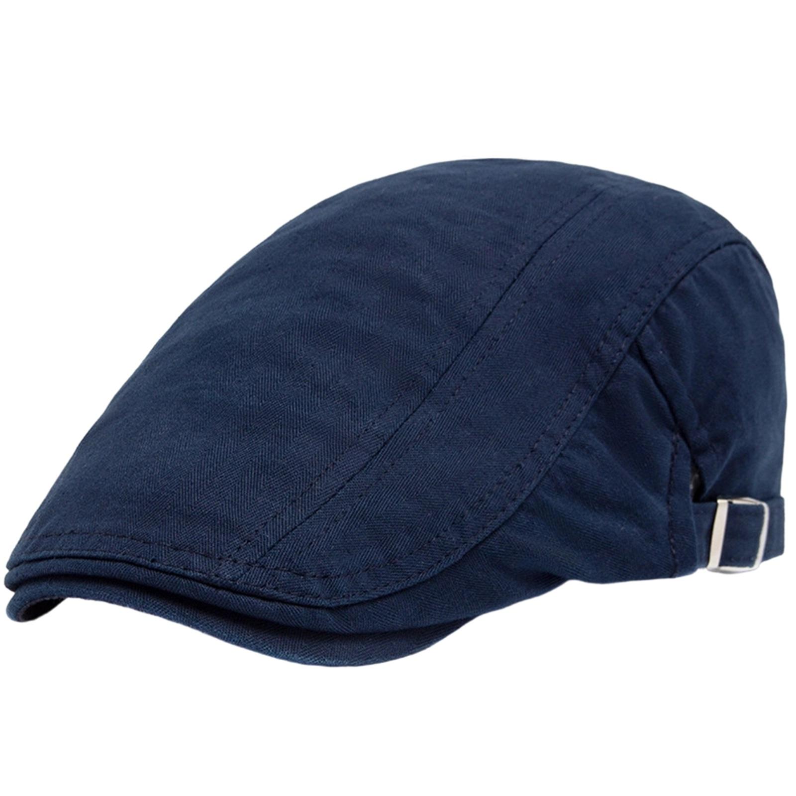 

Beret Men s Casual British Spring And Casual Forward Hat Cotton Retro Color Sun Shading Hat One Size