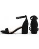 Frühling 2026 Sandalen mit klobigem Absatz und offenen Zehen - Europäisch-Amerikanischer Stil mit einzelnem Riemen und Schnalle