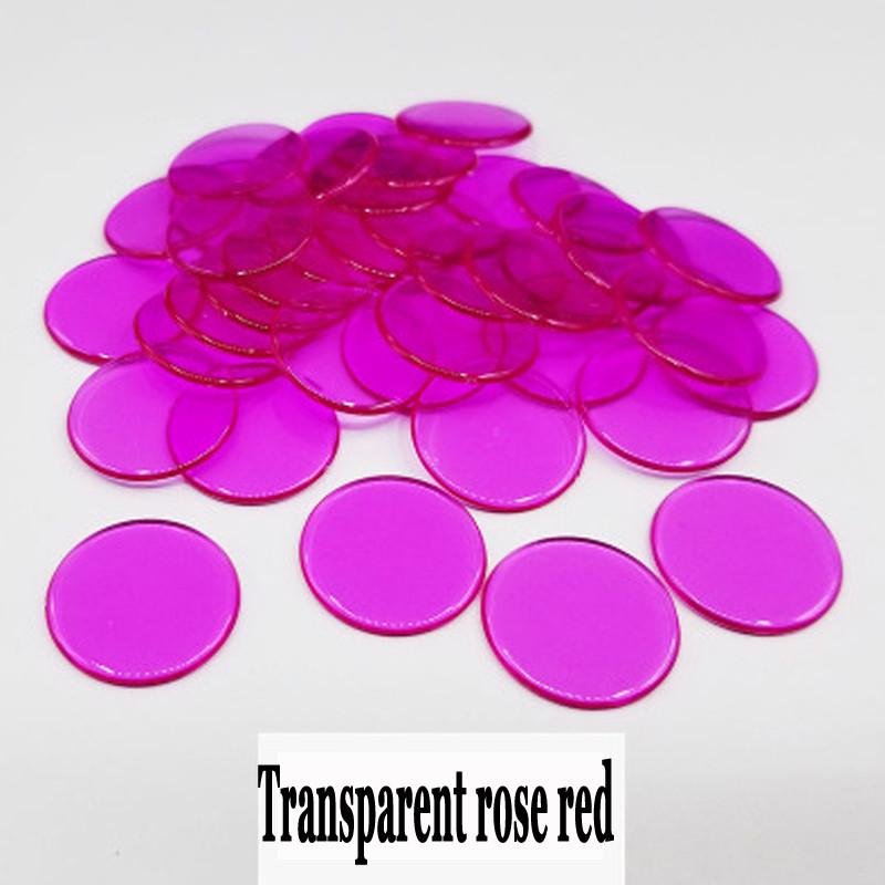 100Pcs 19Mm Count Bingo Chips Markers For Bingo Game Cards Plastic For Classroom Children And Carnival Bingo Games