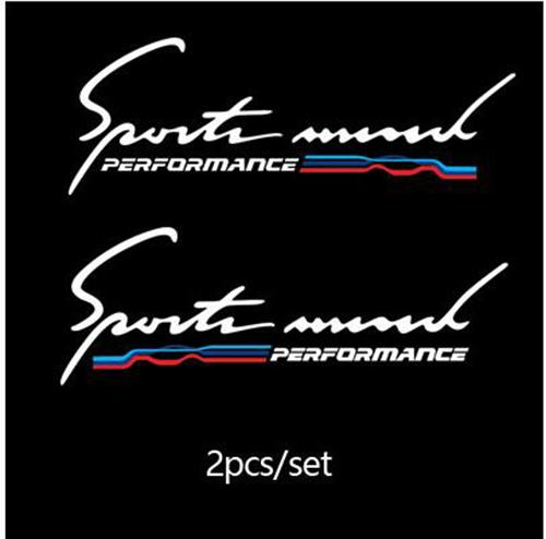 2pcs Car Side Window M Performance Glass 3D Sticker for Bmw X1 X3 X4 X5 X6 X7 E46 E90 F20 E60 E39 F10 F30 Car Accessories