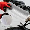 Dazzlestar Heat Resistant Fabric, Insulation Tape, Motorcycle, Fiberglass, Heat Resistant Temperature 232°F (1,100°C), Basalt