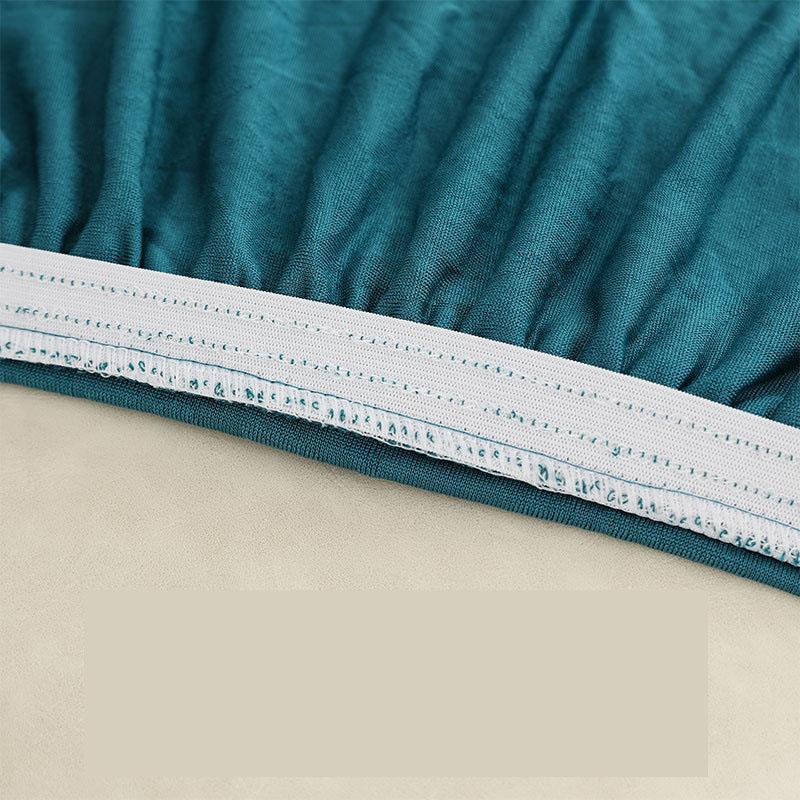 Simple Four Seasons Universal Household Chair Cover Hotel Restaurant Jacquard Skirt Elastic Chair Package Chair Cover