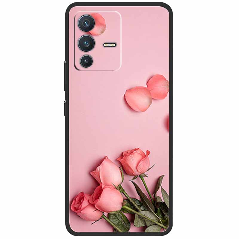 Case For Vivo V23 5G Cover V23 Pro Silicone Soft Protective Back Cases for Vivo V 23 5G Case V2130 V2132 V23Pro TPU Bumper Bag