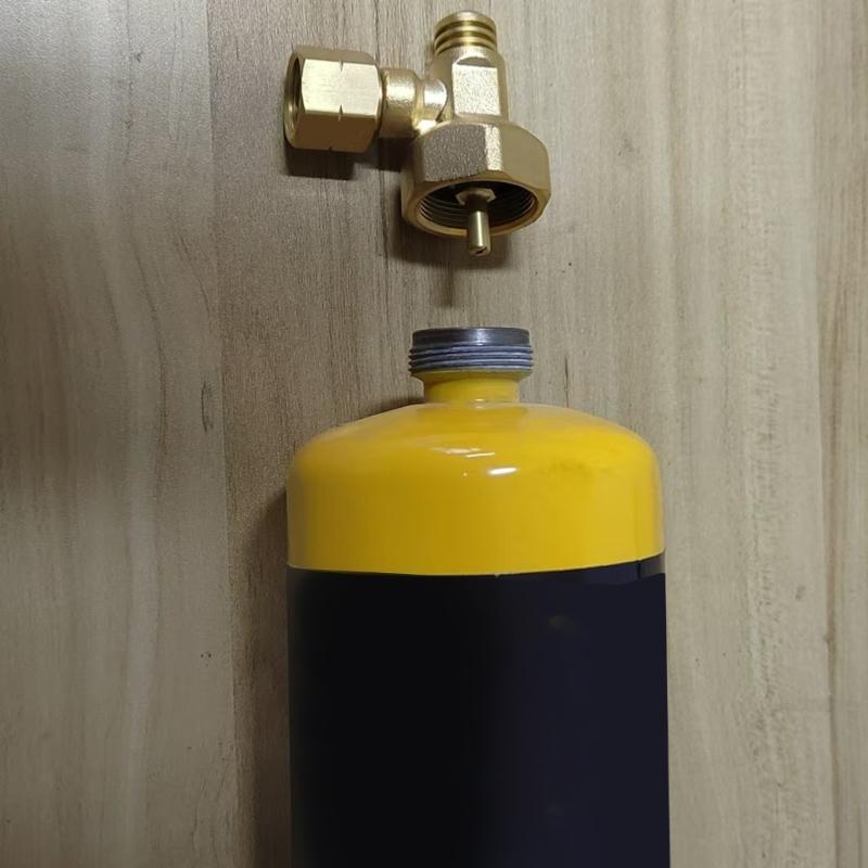 Outdoor Camp Stove Adapter 1-Two Outputs Brasses Gas Tanks Conversion Head Camping Furnaces Converter Gas Distributor