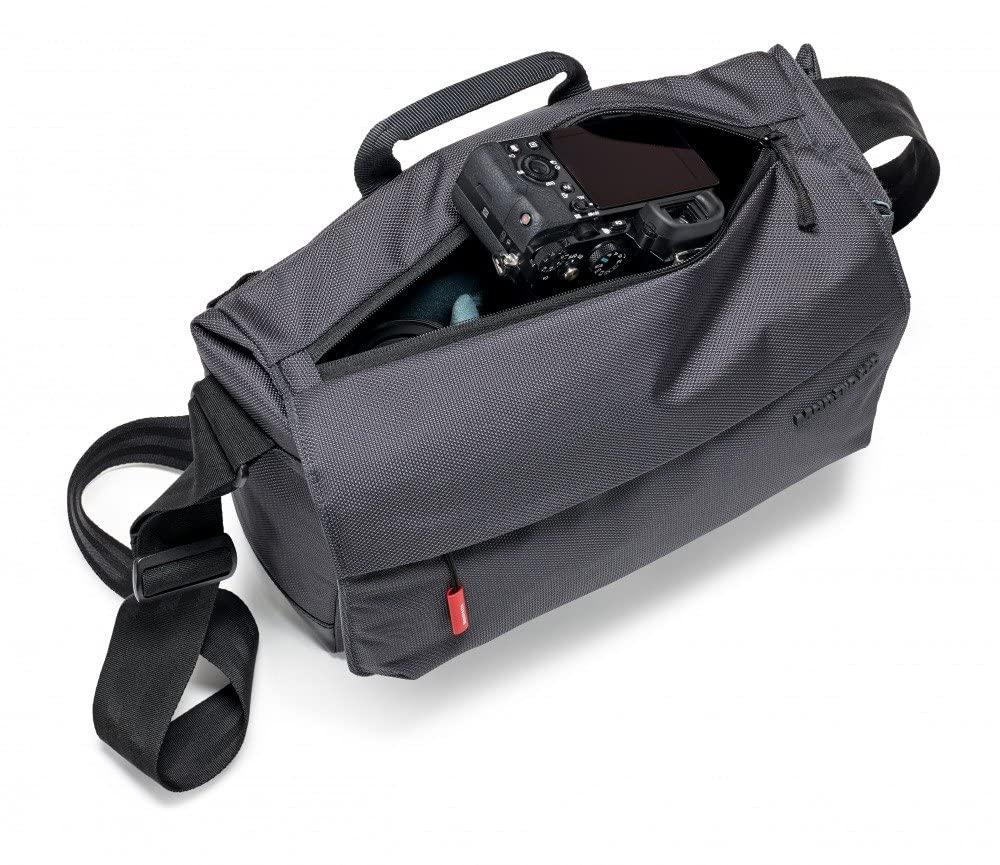 Manfrotto Messenger Bag Manhattan Collection 8.3L Speedy 10 12" PC Storage Tripod Mountable Rain Cover Included Water Repellent Material MB MN-M-SD-10