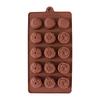 1pc Chocolate Flower Molds Reusable Silicone Cake Chocolate Candy Fondant Mold Durable Candy Mould for Baker Ice Butter