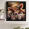 New Arrival 5D DIY Full Circle Diamond Painting "Cute Calf" Embroidery Cross Stitch Home Decor Gift