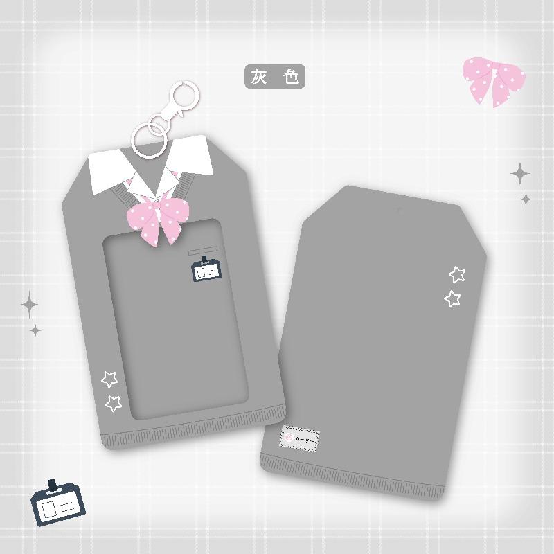 Uniform Series PVC Photo Frame with Mini Pendant Creative School Uniform Photocard Holder 3 Inch Kpop Idol Card Sleeves 2025 New