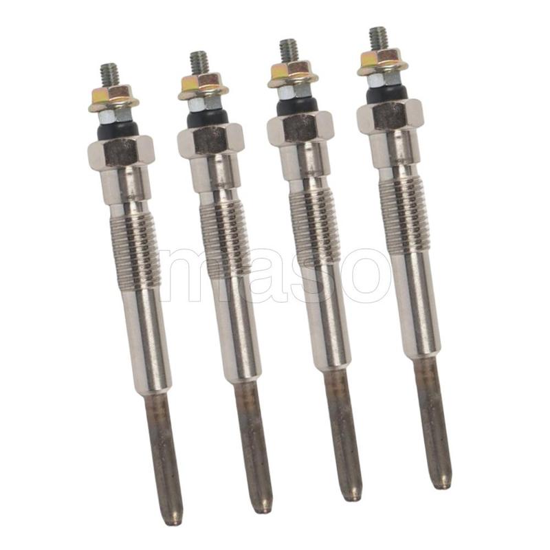 

4pcs Glow Plugs 19850-67030 19850-67020 For Toyota Landcruiser Prado Granvia Hiace Hilux Regius IMP 1KZ-TE 1993-2006