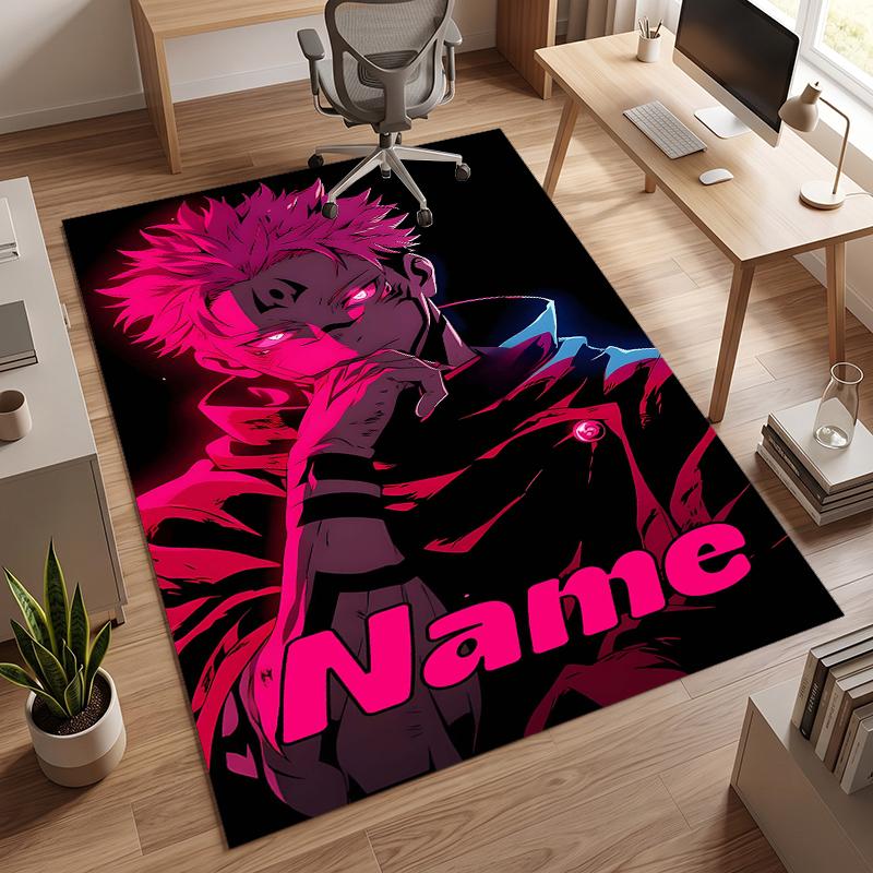 SUKUNA (5) Personalized Name Office Carpet Stylish Decor for Living Room Bedroom Kitchen