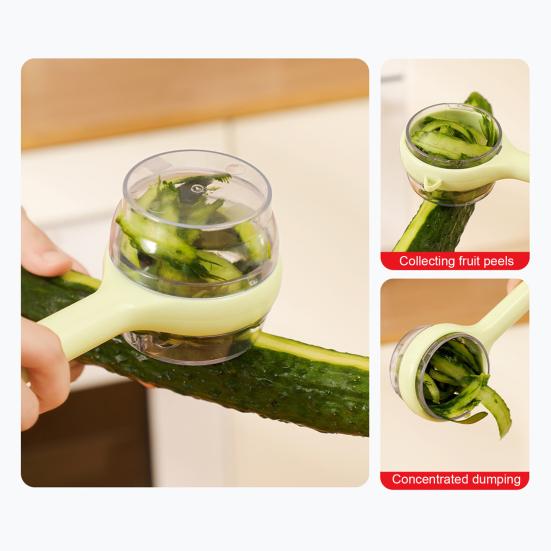 3v1 Kuchyňská škrabka Nerezové čepele Škrabka Multifunkční Nástroj na loupání zeleniny a ovoce pro loupání, krájení a kostičkování ovoce a zeleniny