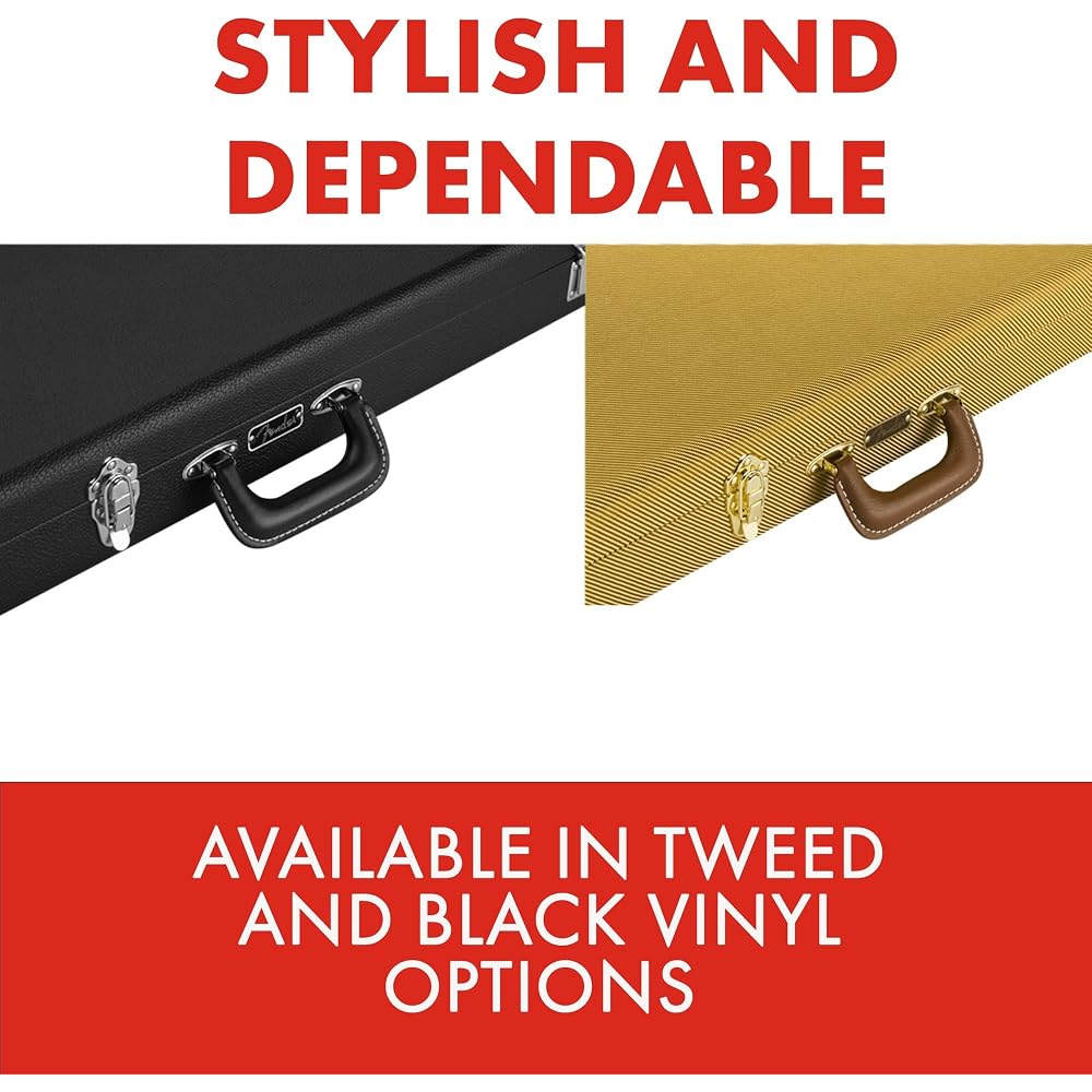 Fender Hard Case Classic Series Wood Case - Strat® /Tele®, Tweed