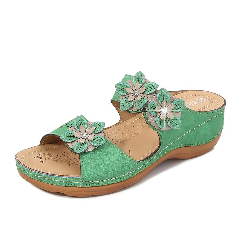 IELTS Run 2025 Casual Sandals Women, New Solid Color Thick-soled Round Head Women's Slippers, Sandals 2025