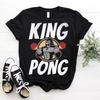 Summer Table Tennis Hobby T Shirt For Men Street Personality Funny Short Sleeves T Shirts Summer Sport 3D Print Ping Pong Tee